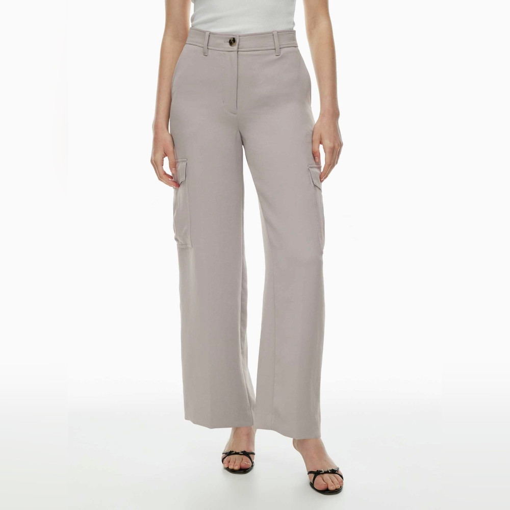 BNWT Aritzia Wilfred New Bridger Cargo Pants Crepette - Blush Grey, Size 0